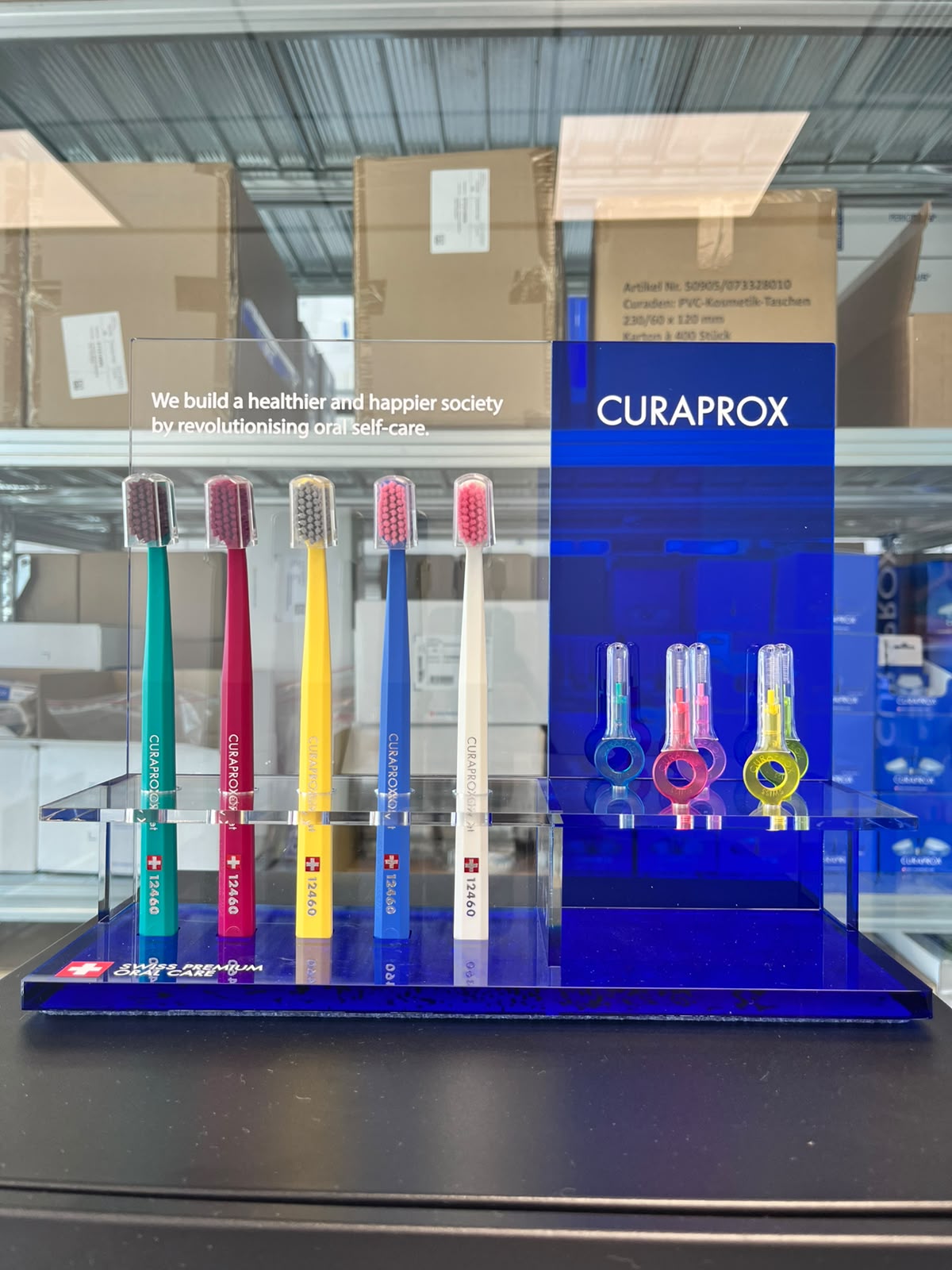 Curaprox Arcylic Display - Toothbrush &amp; Interdental